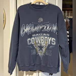 Abercrombie & Fitch Navy Crewneck Sweater